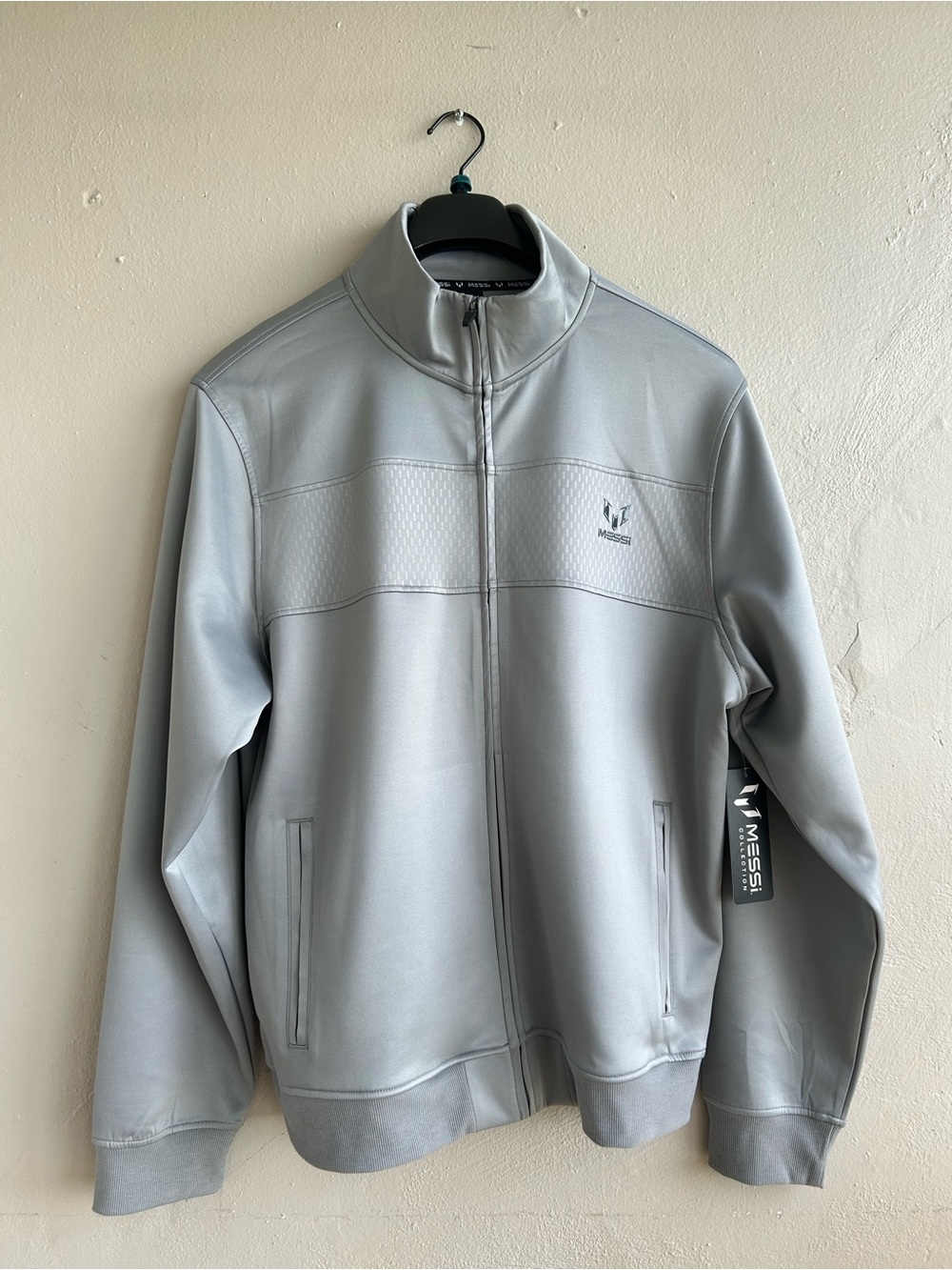 Messi Collection Men's Gray Jacket Size XXL
